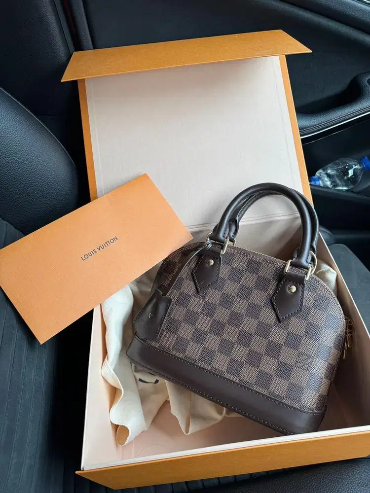 LV ALMA BB DAMIER BAG