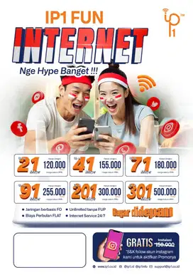 Internet Hemat, Kualitas Hebat, WiFi IP1 Pilihan Tepat!