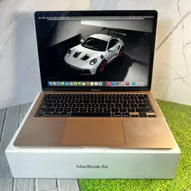 Macbook Air M1 13 inch 2022 8/512 Normal Rose Gold Fullset