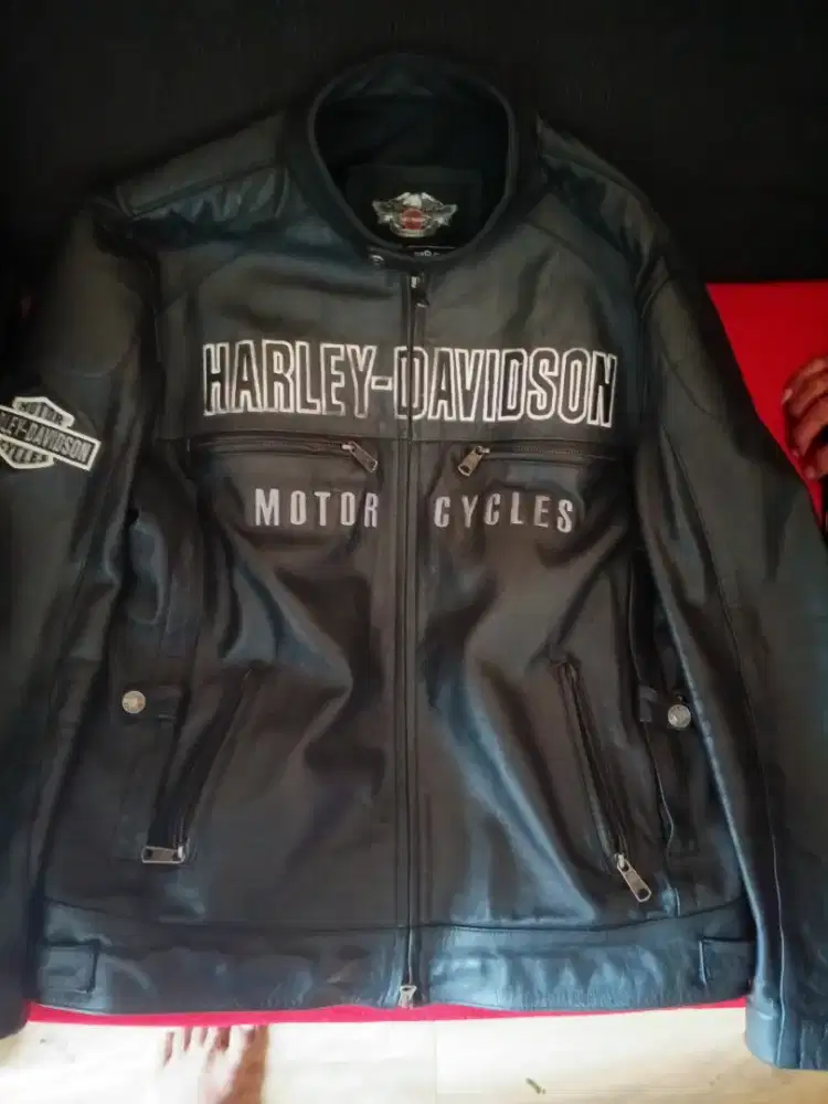 jaket kulit harley davidson