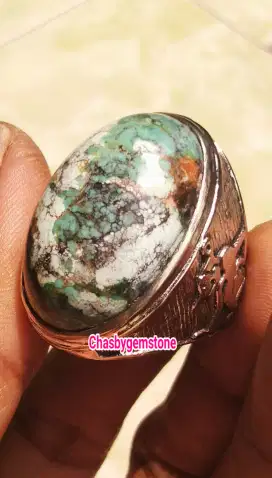 Batu Pirus Hubei warna unik-Natural Pirus Hubei lawas warna antik