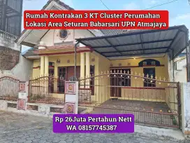 Perumahan Seturan Babarsari UPN Atmajaya 3 KT 27Juta