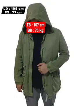 Jaket Parka - LD 108 cm. PJ : 77 cm