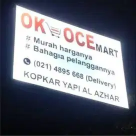 REKLAME BILLBOARD NEONBOX HURUFTIMBUL SIGNBOARD CHANNEL LETTER SIGNAGE