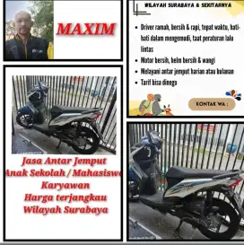 Jasa Antar Jemput Sekolah  / Barang/ makanan
