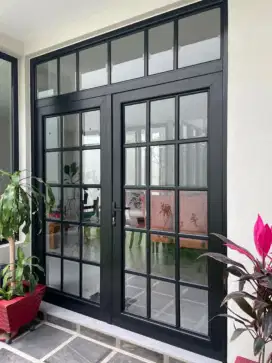 Kusen aluminium, canopy, realing tangga, oagar