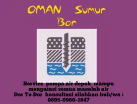 jasa bor sumur manual/mesin
