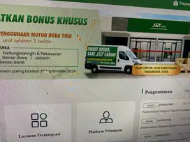 Dibutuhkan sprinter motor JNT Cargo