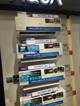 AC AQUA 1/2PK FREE INSTAL FREE KELENGKAPAN PIPA 5METER