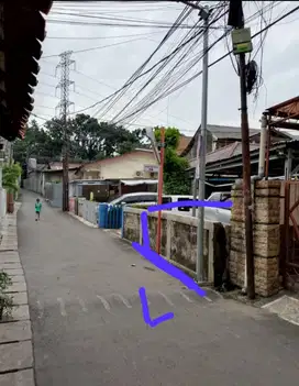 Tanah murah -+500mtr di Cilandak sebrang citos hny 9,5jt/m