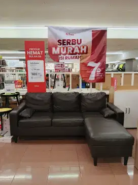 SOFA L BAHAN KULIT