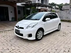 Toyota Yaris E At Putih Tahun 2012 Original Record Km Rendah
