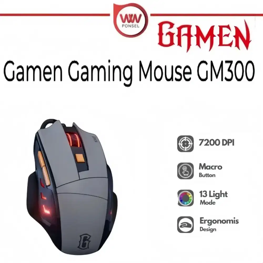 Jual mouse gamen GM300