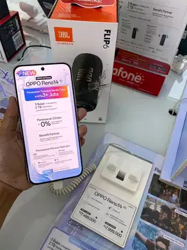 oppo reno 14 free paket data setahun dan jbl speaker