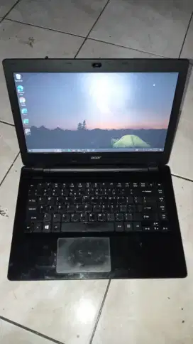 Laptop Slim Acer E5 AMD E2 Ram 4Gb HDD 500Gb Win 10 LED 14 Baterai Ok