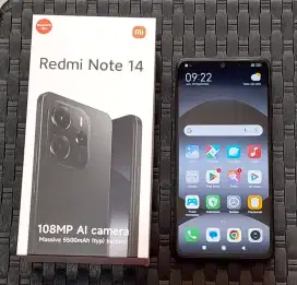 Redmi note 14 8+8/128 fullset like new siap pakai