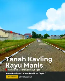 Tanah Kavling Murah DI Tanah Sareal Bogor, Lahan Siap Bangun, SHM