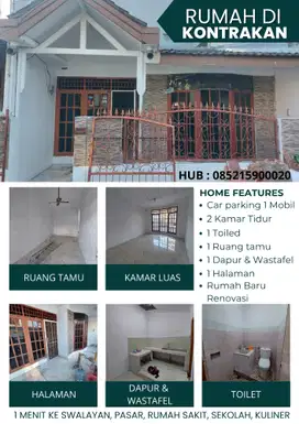 DI SEWAKAN RUMAH MURAH