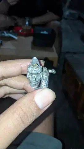 Cincin Perak Nogo Rojo Full Ekor. Pakubuwono X
