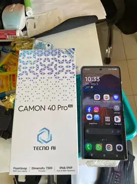 Dijual Tecno Camon 40 Pro bekas