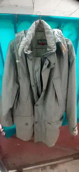 Jaket Vintage Villa Forest Parka Size L – Tebal, Army Style