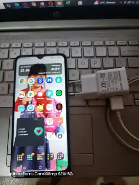 Samsung A02 3/32 Hp & Charger Halal Ada Bercak Dikit