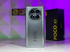 Poco X7 Silver 256gb Fullset Grs Panjang
