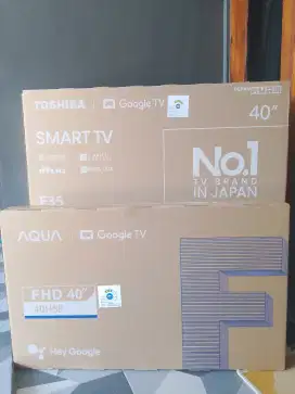 Google tv 40 inch Aqua 40H5F & Toshiba 40E35