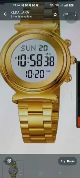 Di jual jam tangan merk aplle kondisi siap pake bisa setting nama