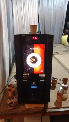 Mesin vending coffee bubuk, susu bubuk .