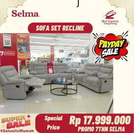 Jual sofa set recline promo murah