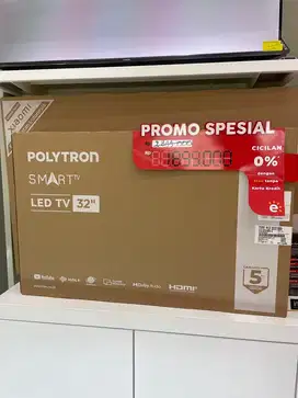 SMART TV POLYTRON 32inch BISA CICILAN 0 PERSEN