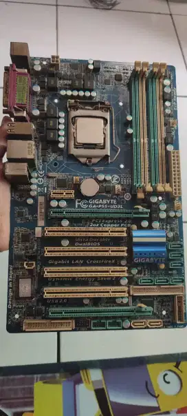 Motherboard Gigabyte P55 + Processor Core i3