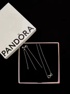 Pandora Sparkling Infinity Collier Necklace Silver [ORI]