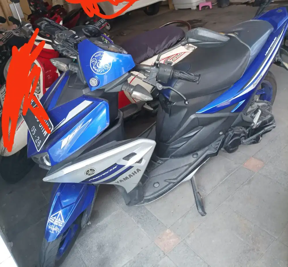 Yamaha Aerox 125 Biru