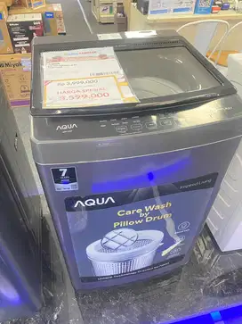 AQUA WM Top Loading 10kg #PakaiKredivoSefleksibelItu