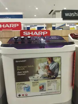 SEGAMPANG ITU CICILAN MESIN CUCI SHARP 2 TABUNG DI HOME CREDIT