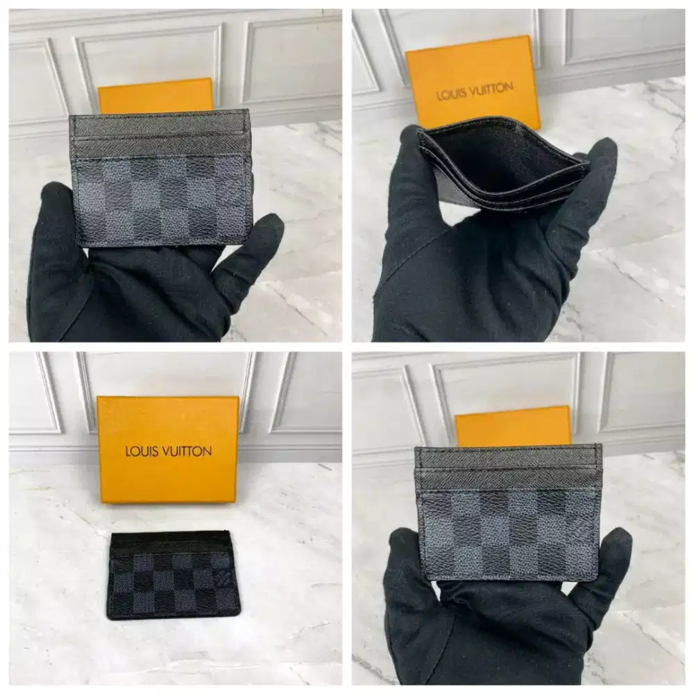 Card holder lv dompet kartu lv card wallet damier graphite