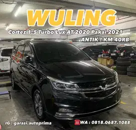 Wuling Cortez 1.5 TURBO LT LUX AT 2020 pakai 2021 ANTIK