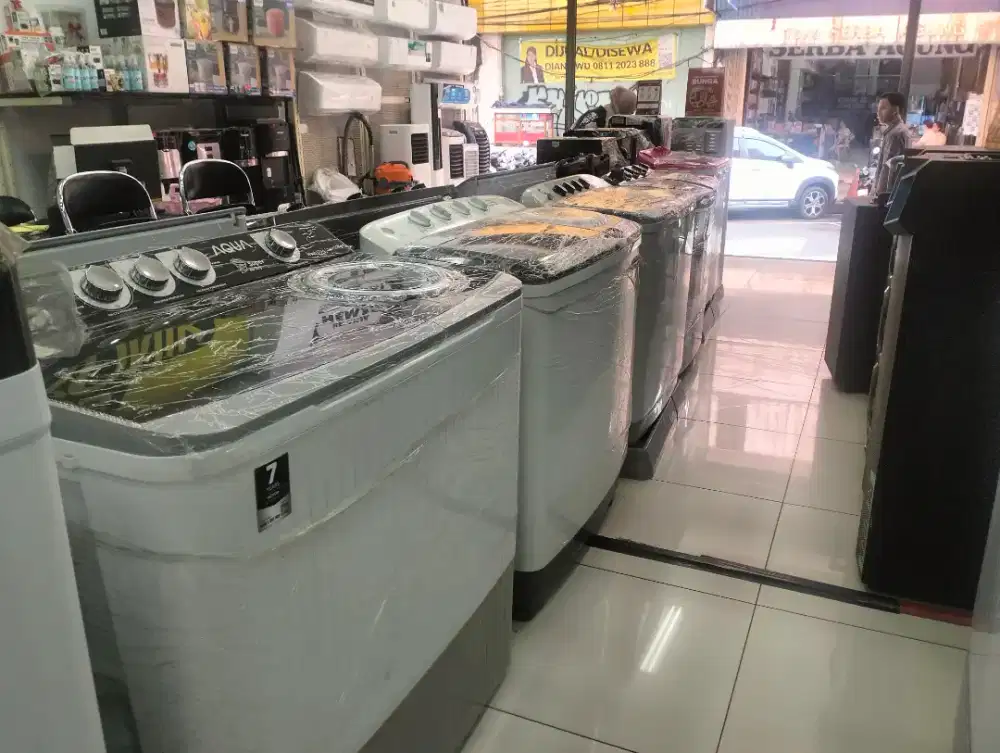 Mesin Cuci 1tabung & 2 tabung  Kredit tanpa dp