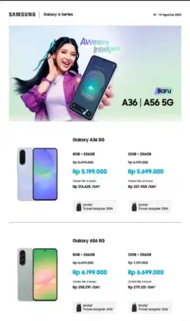 Promo Hp Samsung A56