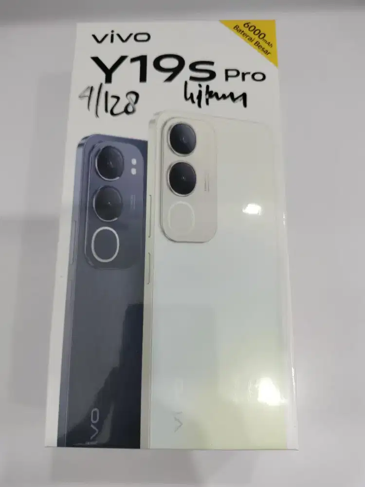 Vivo Y19S pro Ram 4 internal 64gb baterai 6000Mah