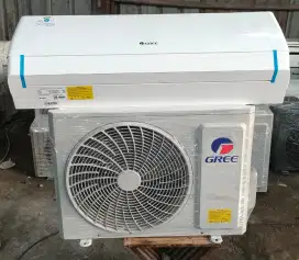 AC gree 2.pk second serasa baru, Bergaransi