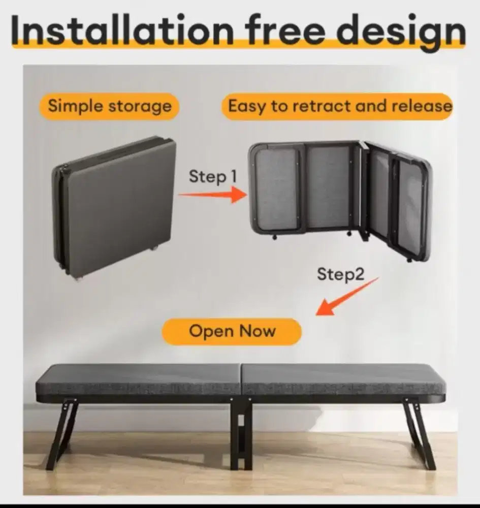 Kasur Lipat Masih Baru