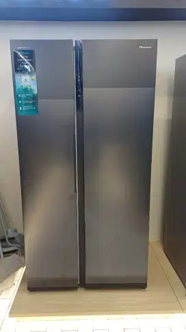 HISENSE KULKAS SIDE TO SIDE 591LTR
