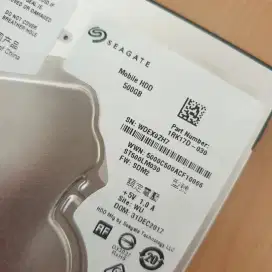 HARDISK LAPTOP SEAGET 500GB SLIM - SEHAT 100%