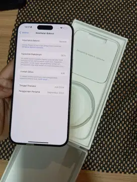 iPhone 15 pro max natural titanium 256gb second