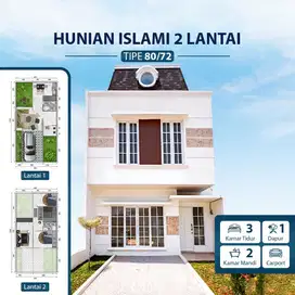 Rumah di jual berkonsep american classic di jakarta timur