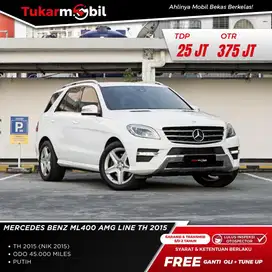 Mercy ml400 amg line metik tahun 2015 pajak panjang, kondisi istimewah