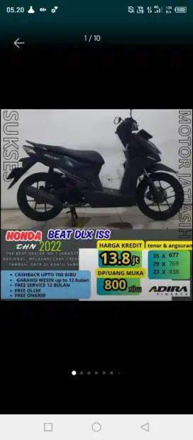 Honda beat dlx iss 2022